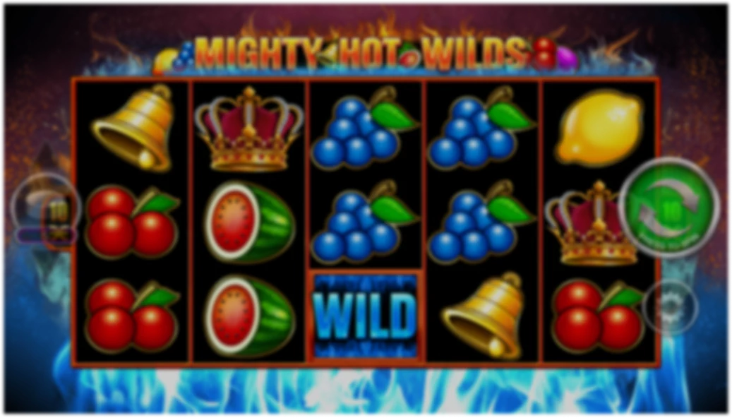 Big multipliers in Mighty Hot Wilds slot